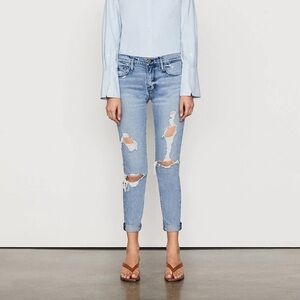 FRAME Le Garcon Jeans in Beldon Rips
